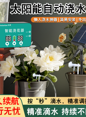 自动浇水器手机远程定时水泵懒人浇花神器一个月家用滴灌花盆滴水