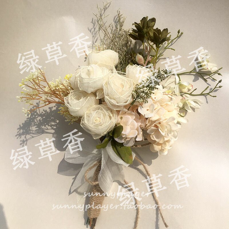 结婚花球手捧花满天星价格 结婚花球手捧花满天星图片 星期三