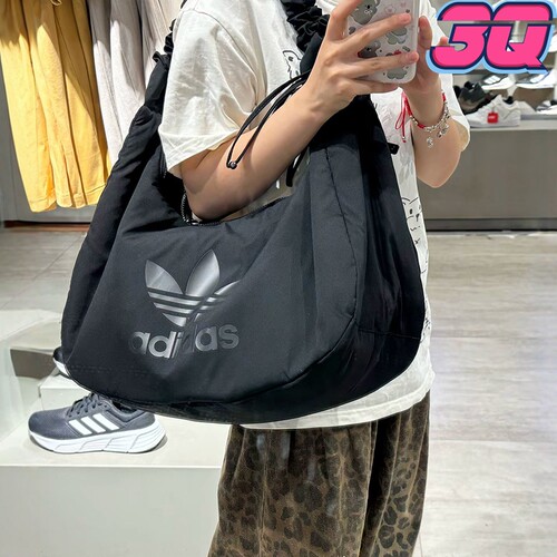adidas三叶草云朵包大容量斜挎包