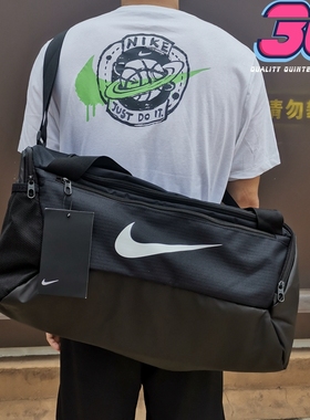 Nike耐克男女健身行李包运动单肩斜挎拎包桶包 BA5957-DM3976-010