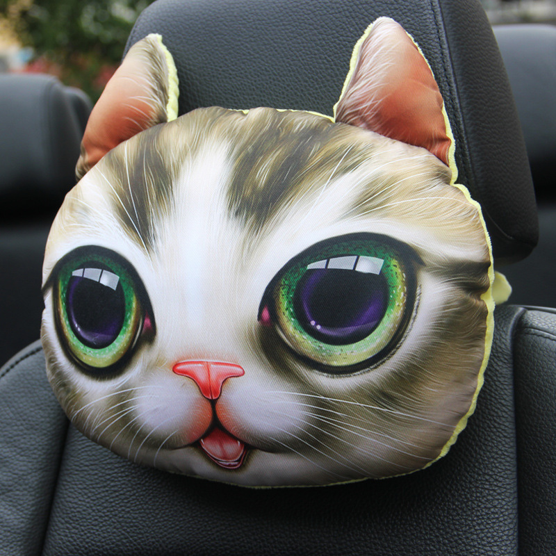 部脖枕饰品狗头靠背3d哈士奇汽车头枕车用靠枕腰垫猫头|msdalam kategori rumah Fabrik, bantal/bantal - dari Buy2taobao.com untuk memberikan perkhidmatan ejen Taobao profesional membeli