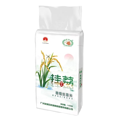 挂荔增城丝苗米真空米砖小包装
