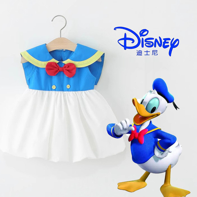 新款女童唐老鸭扮演服万圣节表演