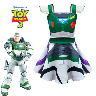 新款迪士尼女童巴斯光年扮演服