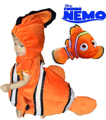 新款儿童小丑鱼尼莫扮演服