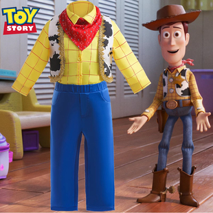 Woody 新款 儿童玩具总动员胡迪分体扮演服万圣节Toy Story cos服