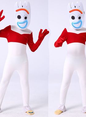 玩具总动员4 Forky cosplay迪士尼父子亲子装活动福克角色表演服