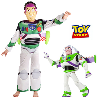 新款儿童巴斯光年扮演服万圣节男童玩具总动员Buzz Lightyear演出