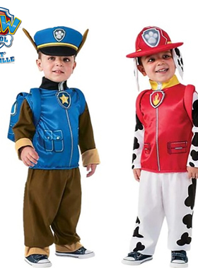 新儿童汪汪队立大功扮演服万圣节阿奇毛毛天天cos服派对活动表演