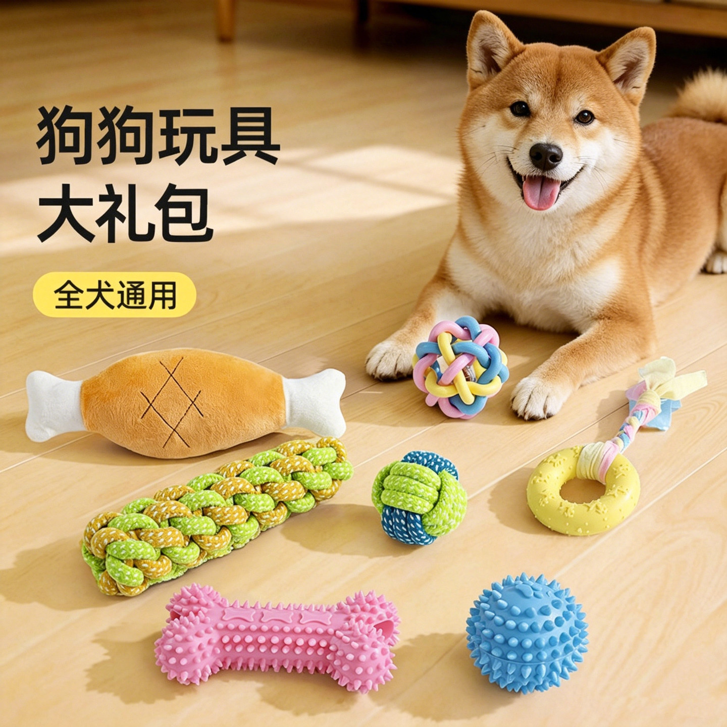 狗狗玩具磨牙耐咬发声自嗨解闷神器宠物玩具泰迪比熊小狗幼犬用品