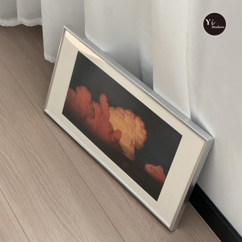 现代简约治愈系艺术感餐厅装饰画