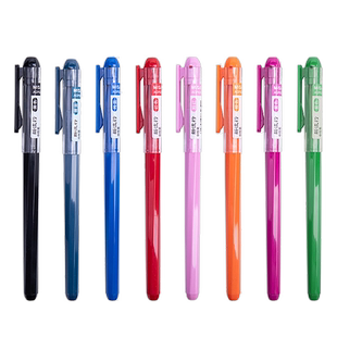 晨光文具彩色中性笔0.38mm全针管笔彩笔学生多色水笔手账专用笔课堂笔记彩色记号笔13色可选单支装AGP62403