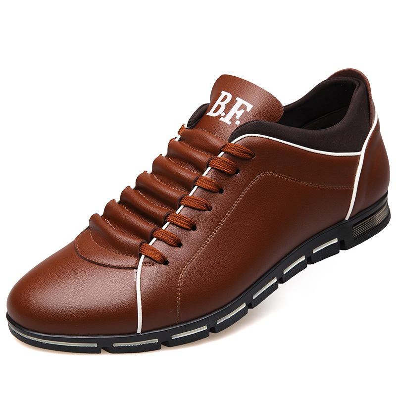 Plus Big Size Men Casual Leather Flat Shoes for Men 大码男鞋