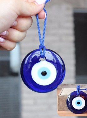 Fashion Lucky Turkish Greek Evil Blue Eye Charm Pendant Gif