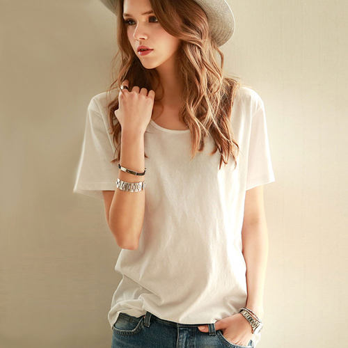 女T恤衫休闲短袖 Women's Tee Shirt Blouse T-Shirts Loose Tops