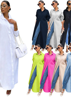 Shirts Women Turn Down Collar Button Up Blouses Cover Casual