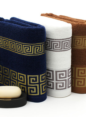 Export 100% cotton Large bath towels情侣吸水外贸纯棉浴巾毛巾