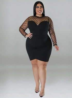 fat women plus big size Party dress ladies sexy dress red