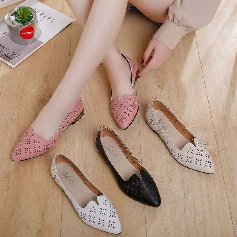 平底尖头豆豆女单鞋凉鞋summer women flat shoes women sandals