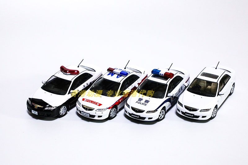 马自达六代公安警车143合金