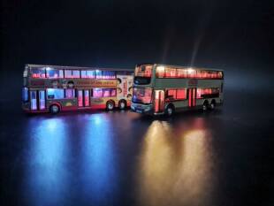 TINY微影 1/110巴士 改灯加灯 按需求的车型改装