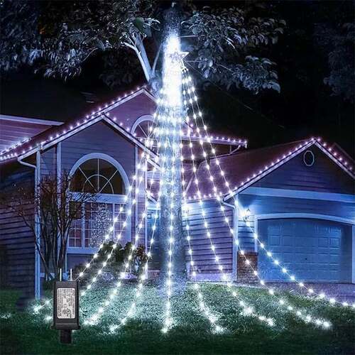 9Strand 3M LED Christmas Star String Fairy Lights with Star