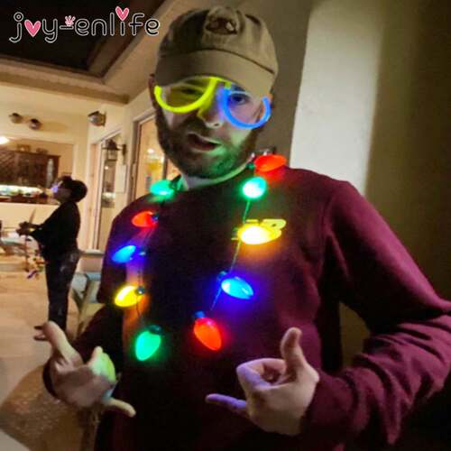 Christmas Novelty LED lights glowing Christmas Light Bulb