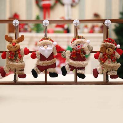 Happy New Year Christmas Ornaments DIY Gift Santa