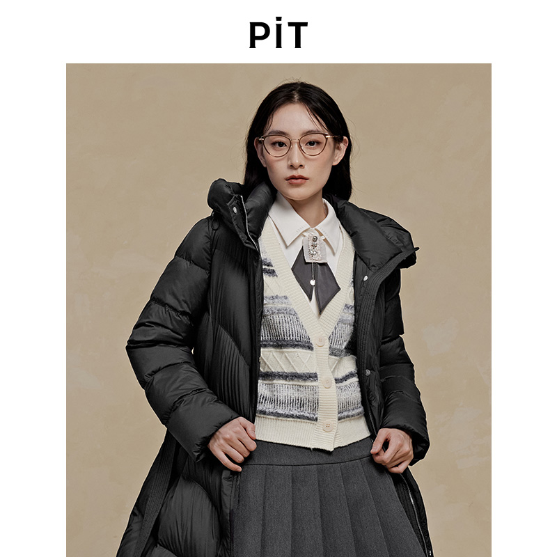 PIT复古领结米白色长袖衬衫女2025秋季新款百搭显瘦上衣衬衣