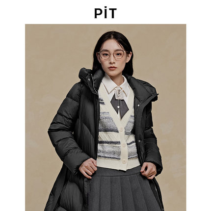 PIT复古领结米白色长袖衬衫女2025秋季新款百搭显瘦上衣衬衣