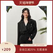 短款 PIT复古经典 百搭显高显瘦外衣 外套2025春季 新款 款 女士小西装