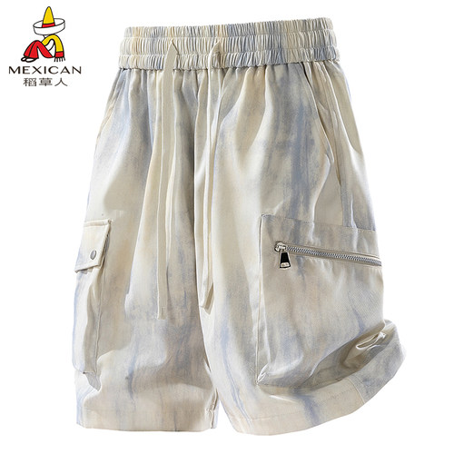 稻草人2026夏季新款男士轻薄透气舒适时尚短裤户外登山旅行休闲裤