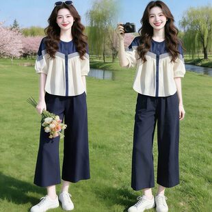 夏日绝美俏皮小套装女2026新款超火穿搭一整套清纯系松弛感两件套