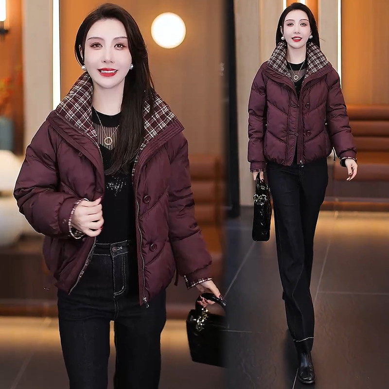 时尚休闲棉服外套女2025冬季新款洋气棉袄小个子短款加厚保暖棉衣,女装/女士精品,棉衣/棉服,淘宝优惠券,粉丝福利购,淘宝优惠卷