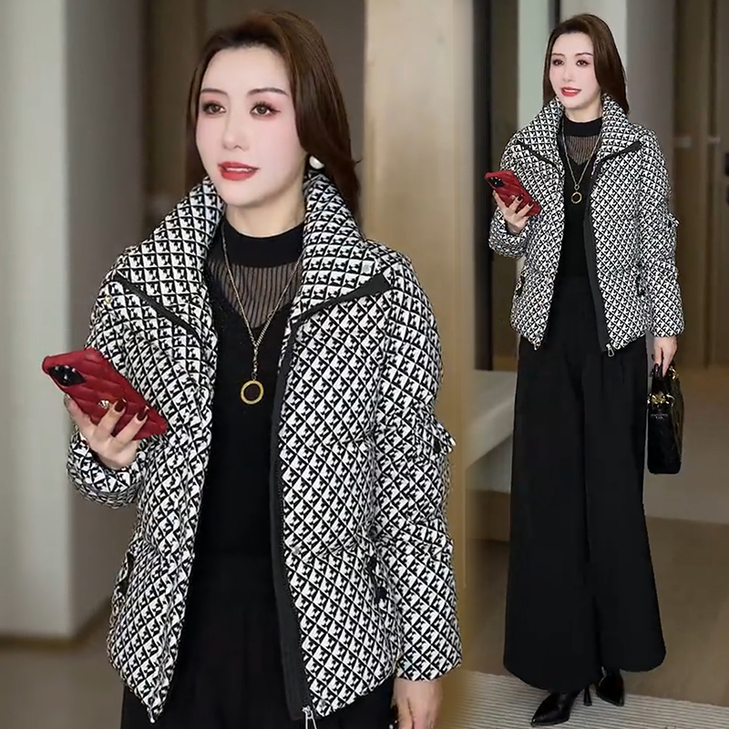 加厚短款羽绒棉服女外套保暖棉衣