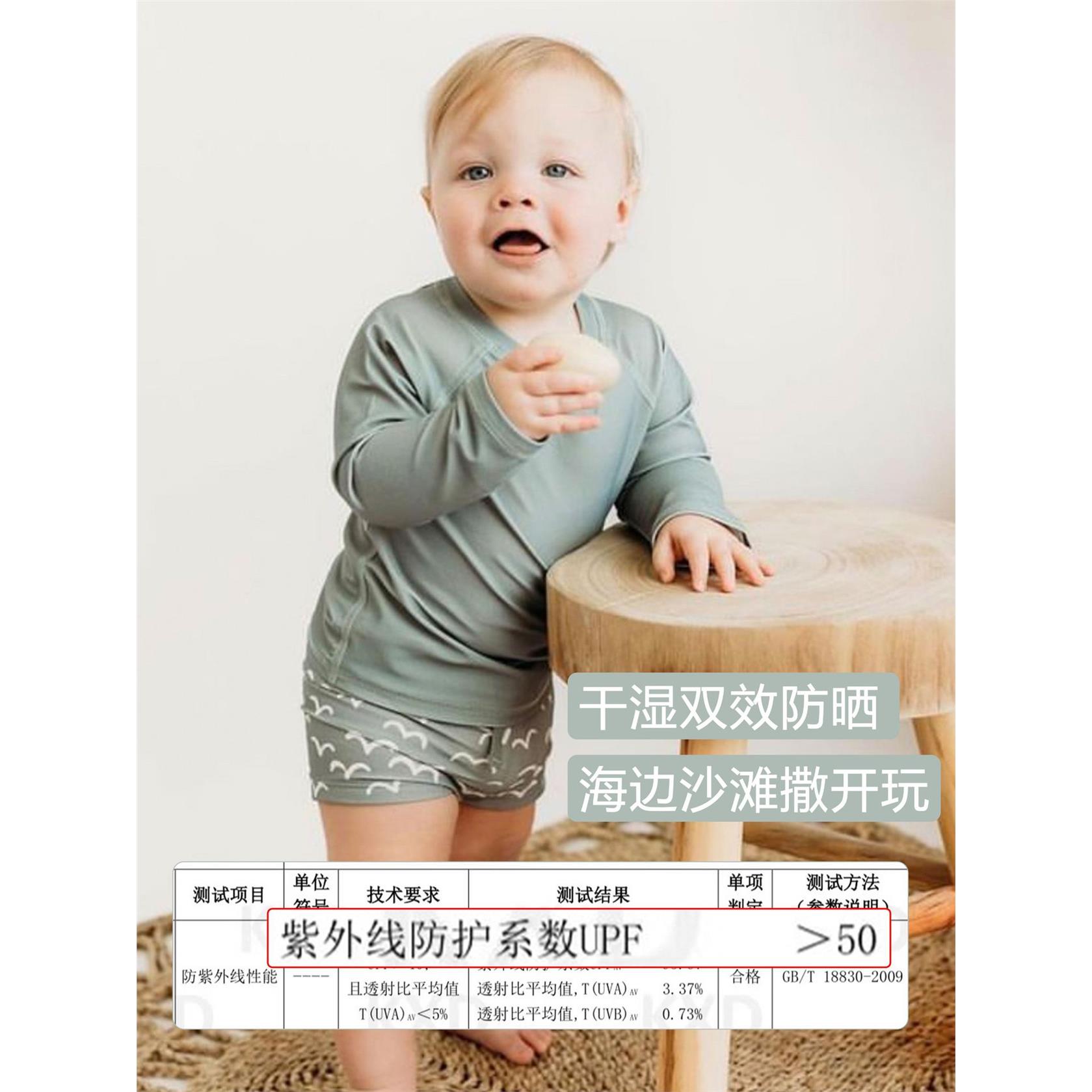 儿童长袖分体泳衣26年婴