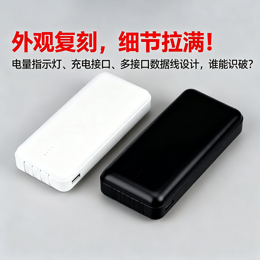 伪装带线充电宝储物收纳盒保险箱可放首饰银行卡安全套电话手表