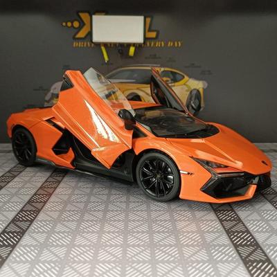 新款 仿真兰博大牛Revuelto合金模型玩具转向避震跑车礼物
