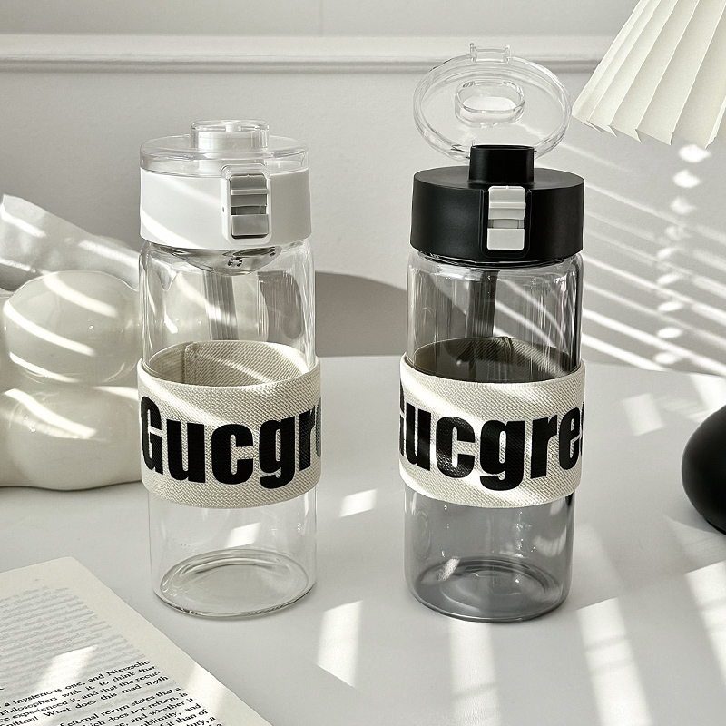 茶迷高硼硅居家办公小清新玻璃杯