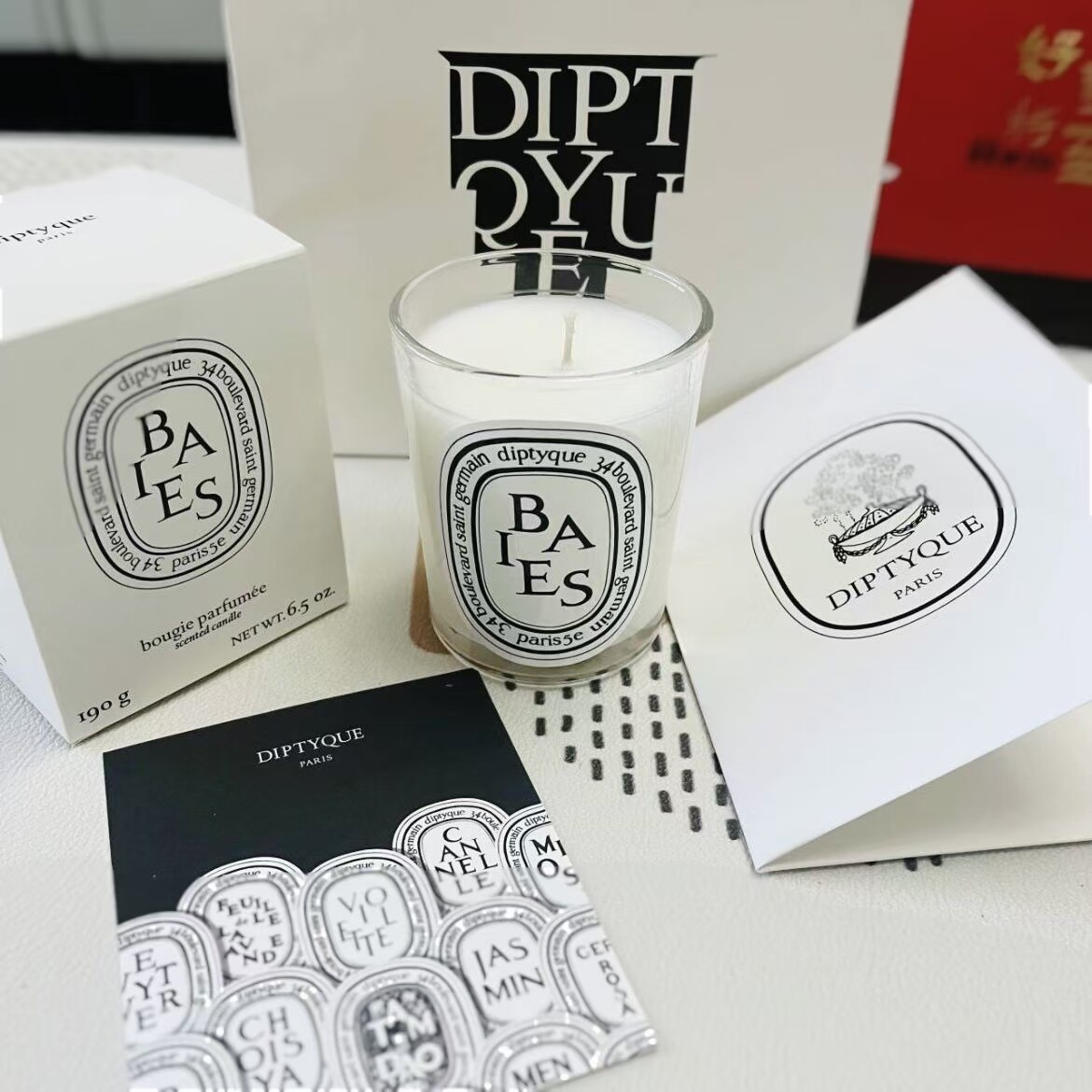 Diptyque.蒂普提克香薰蜡烛走马灯圣诞限定礼盒送女朋友生日礼物