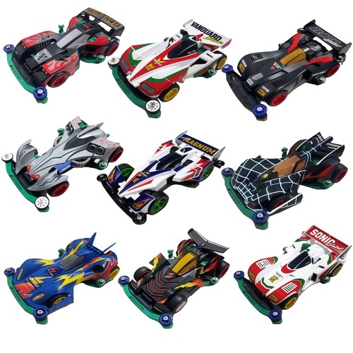 四驱兄弟四驱车捷品S1tz底盘旋风冲锋蜘蛛王怀旧玩具礼物模型赛车