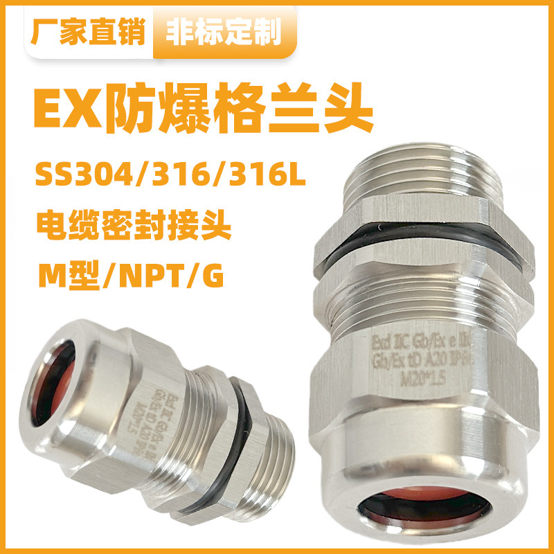 DN20防爆格兰头不锈钢