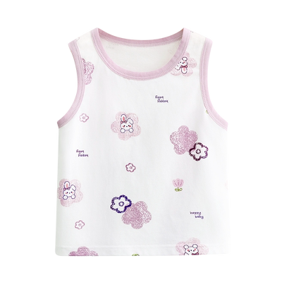 甄选A类纯棉#女宝宝夏季纯棉背心