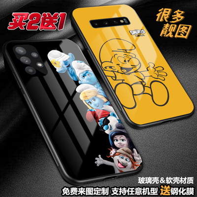 任意机型玻璃壳软壳卡通