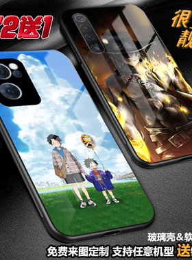 火拳艾斯航海贼王手机壳适用OPPOreno97vivox80neoz5NEX定制x23realme10GTneo3 k109 IQOO11a98玻璃s12 T2r15