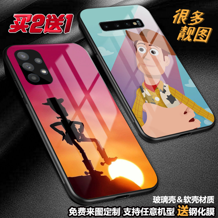woody胡迪迪士尼卡通手机壳适用三星s25s24a56a36s23a22a53a54note20a71a13玻璃a42a32a74a9s22 1fe a14a15 - 实物图