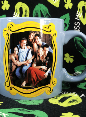 外贸原单美剧老友记周边Central perk陶瓷马克水杯纪念美式咖啡杯