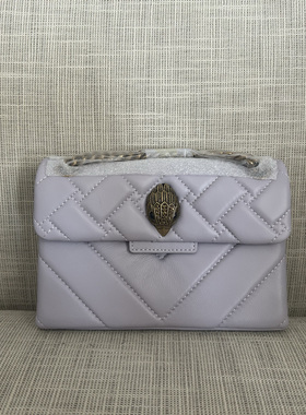 纯原外单英国小众Kurt Geiger 鹰头香芋色女士链条包单肩斜挎女包