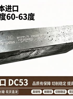 日本进口DC53耐磨搓丝板OSG