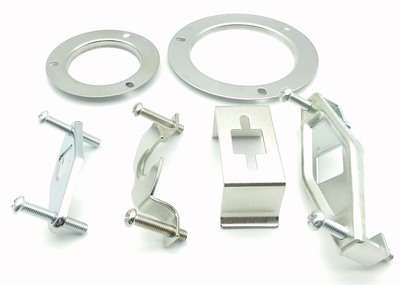 耐震压力表支架法兰轴向